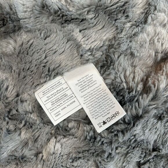 Eddie Bauer Goose Down Parka Vest Women’s Small Black Fur Lined Black Ladies - Picture 7 of 10